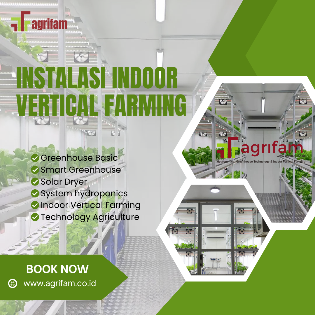 Instalasi Indoor Vertical Farming